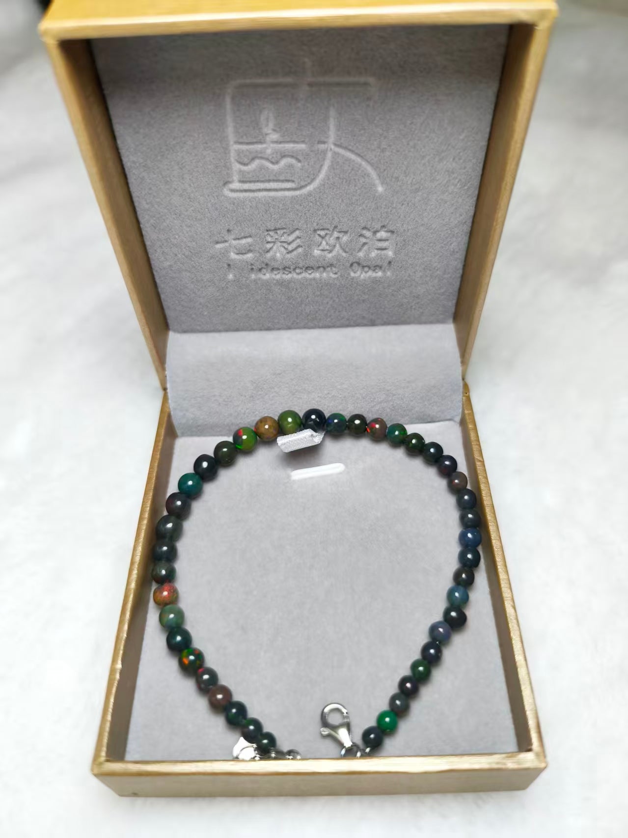 Black opal bracelet